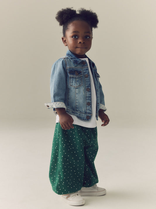 Dsiney Kidz - Green Spot Bloomer Trousers (3mths-7yrs) image 1