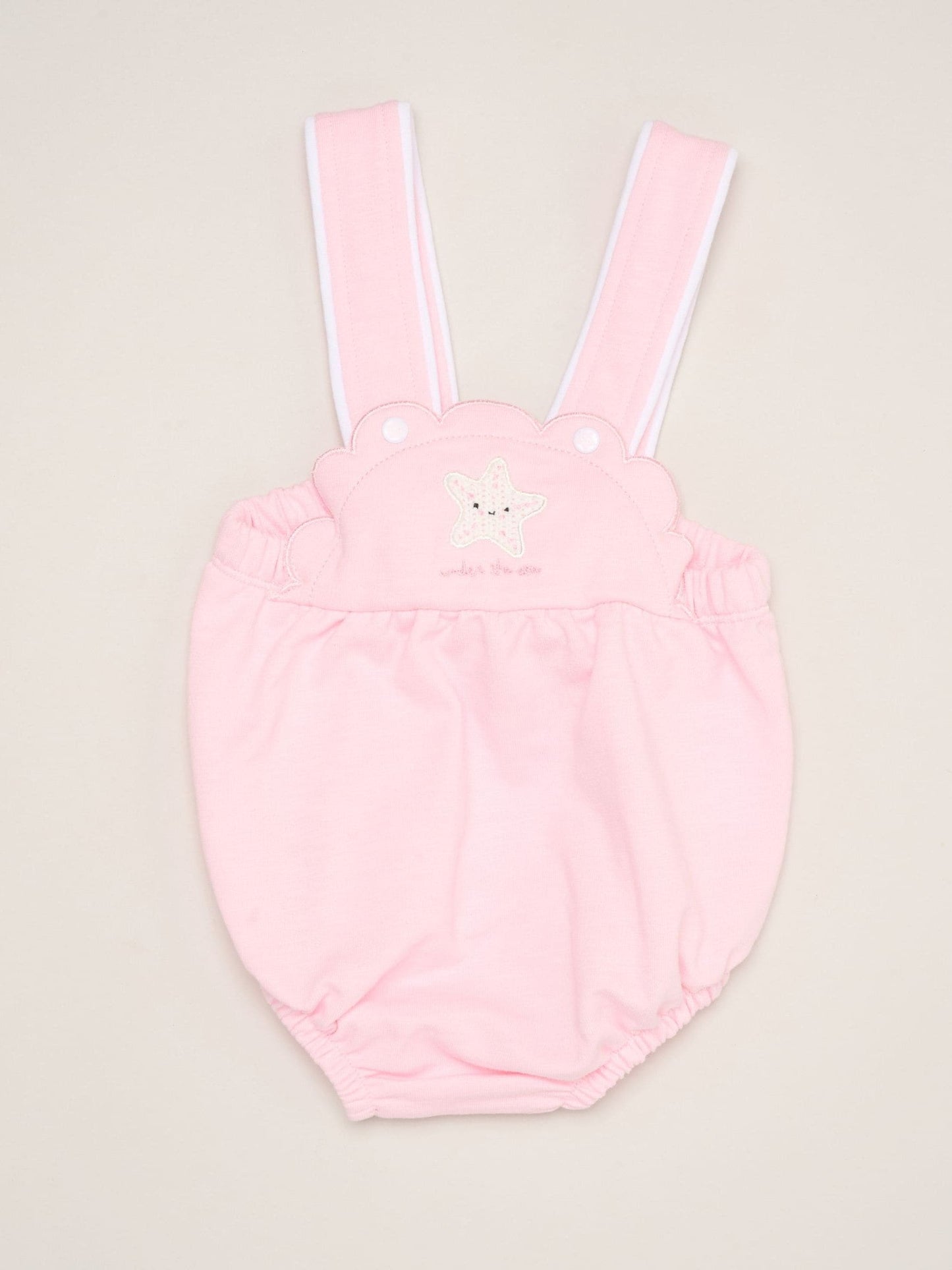 Rock-A-Bye Baby Boutique Pink Star Romper and Hat Outfit Set image 3