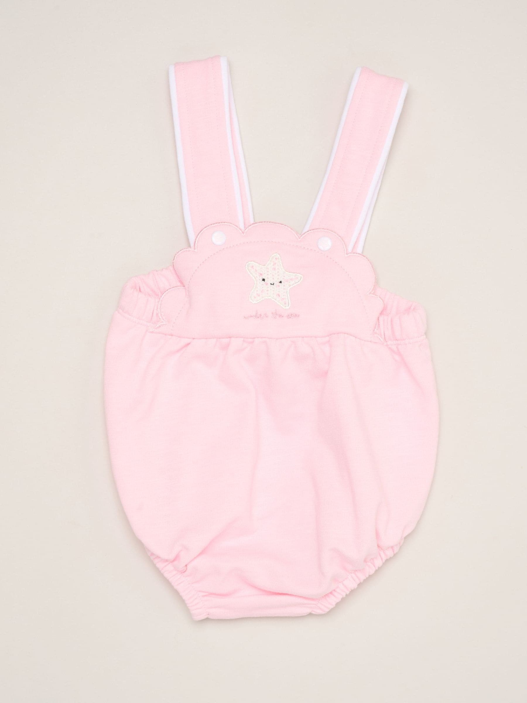 Rock-A-Bye Baby Boutique Pink Star Romper and Hat Outfit Set image 3