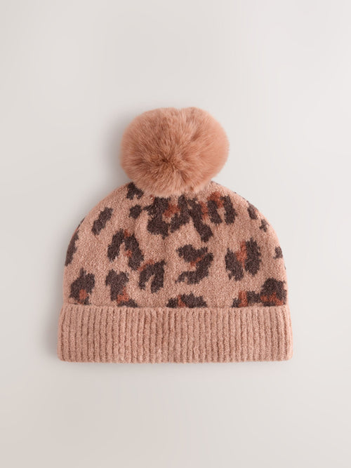 Dsiney Kidz - Animal Print Pom Beanie Hat (3mths-16yrs) image 1