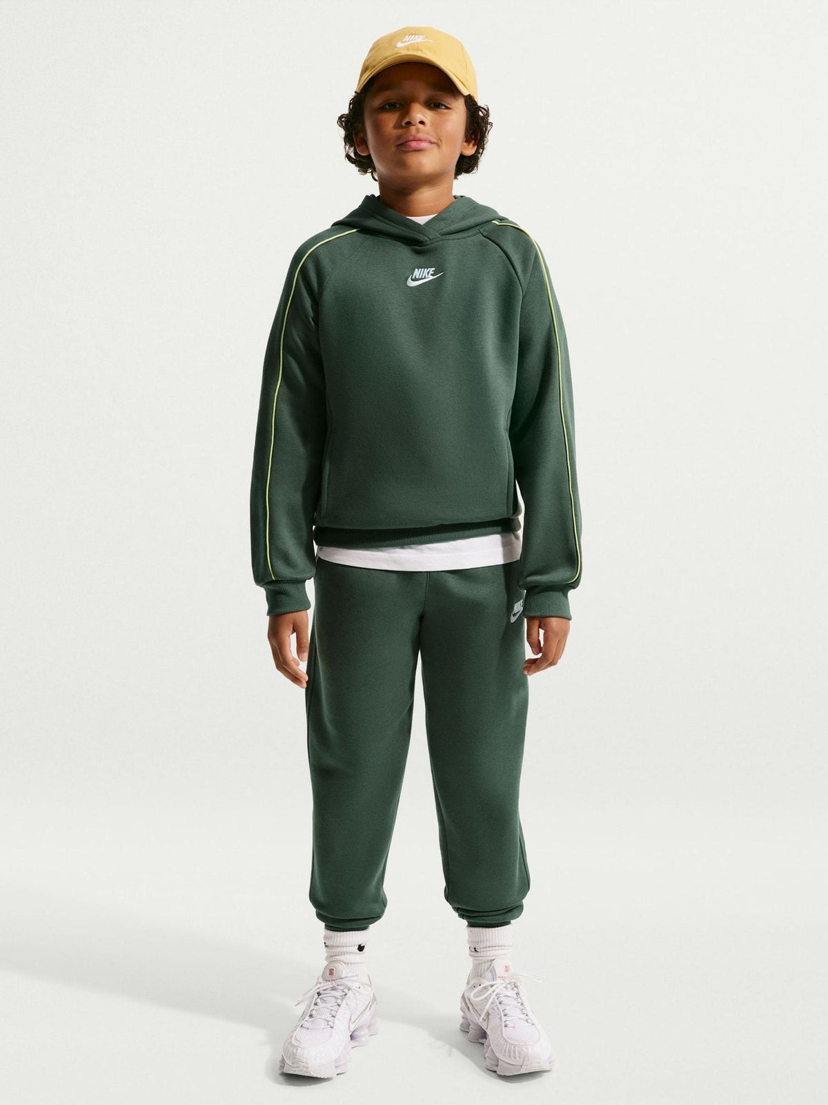 Nike Camo Green Club Hoodie & Joggers Set - image 1