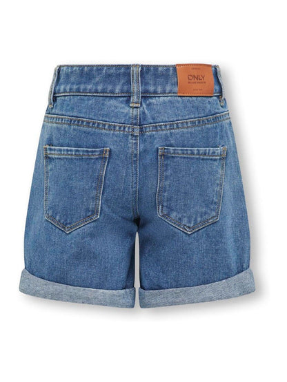 Dsiney Kidz - ONLY KIDS Blue Regular Waist Mom Fit Denim Shorts image 6