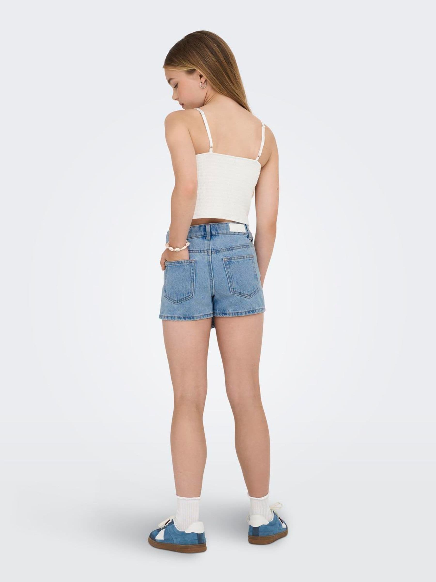 Dsiney Kidz - ONLY KIDS Blue Denim Button Skort image 2