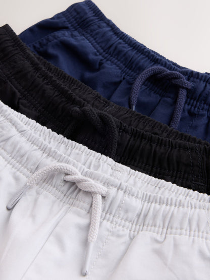Dsiney Kidz - Black/Navy/Grey 3 Pack Shorts (3-16yrs) image 6