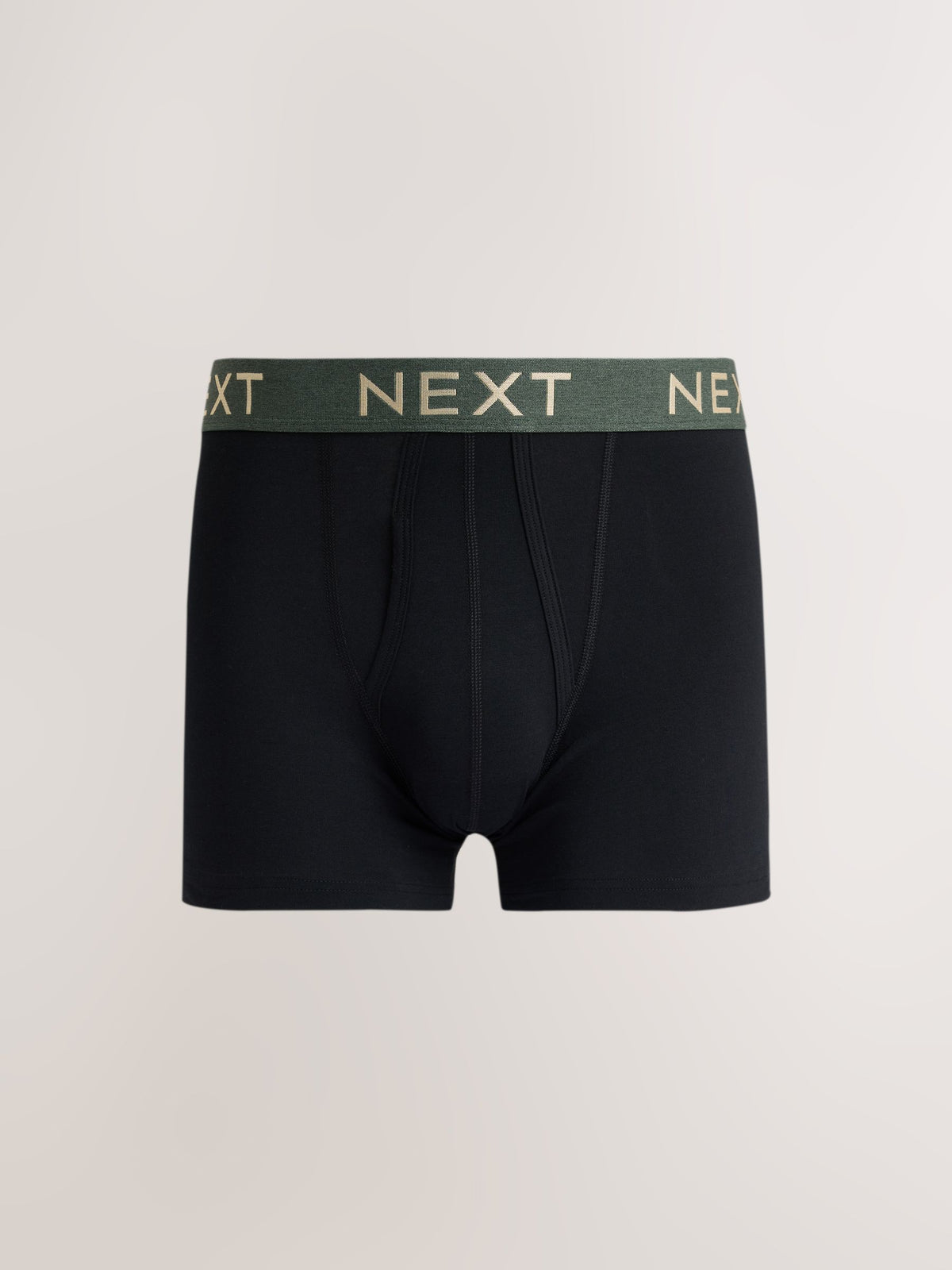 Dsiney Kidz - Black Pastel Marl Waistbands 5 Pack A-Front Cotton Rich Boxers image 4