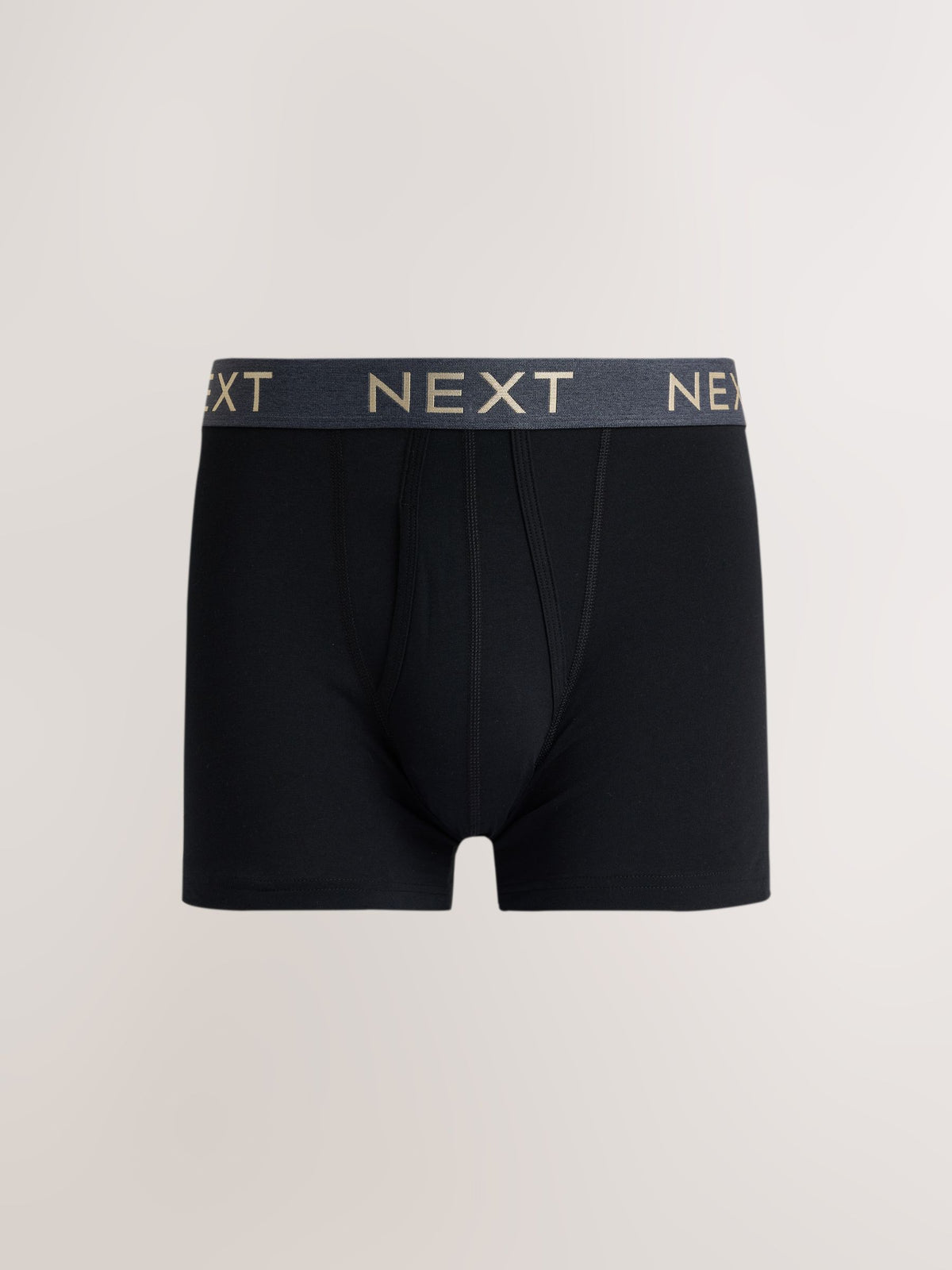 Dsiney Kidz - Black Pastel Marl Waistbands 5 Pack A-Front Cotton Rich Boxers image 6