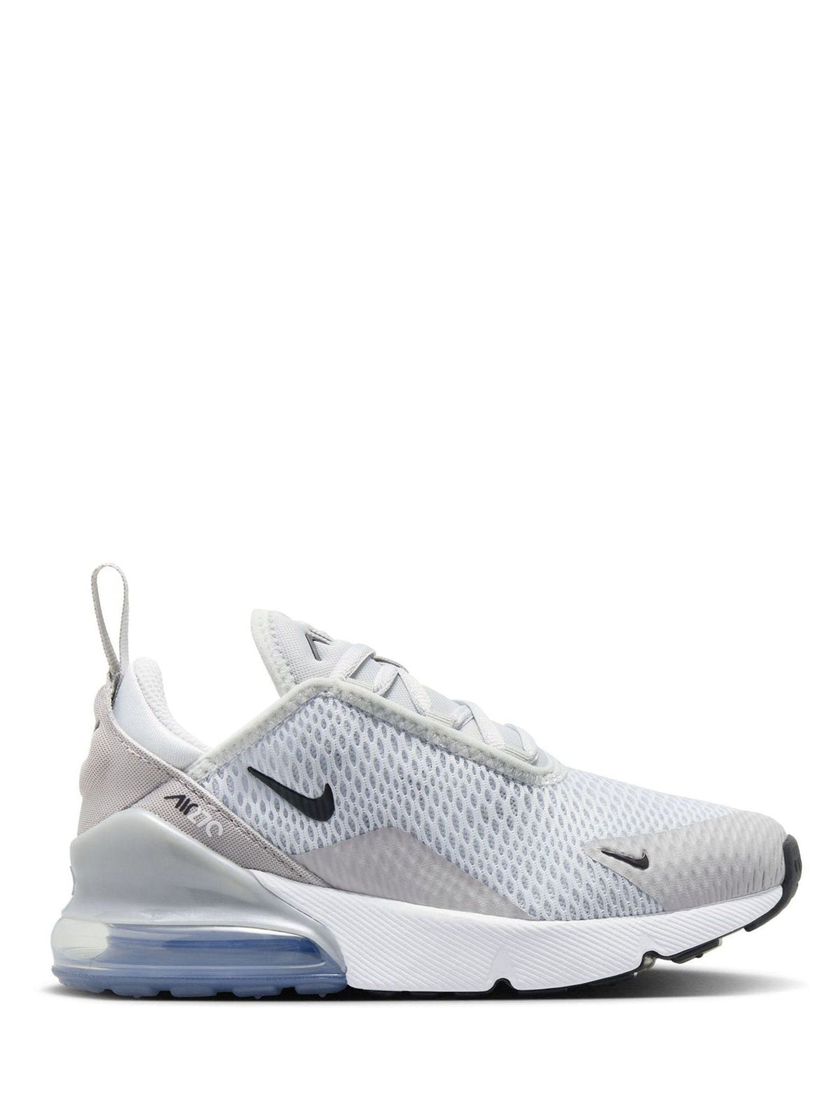 Nike White/Light Grey Junior Air Max 270 Trainers - image 1