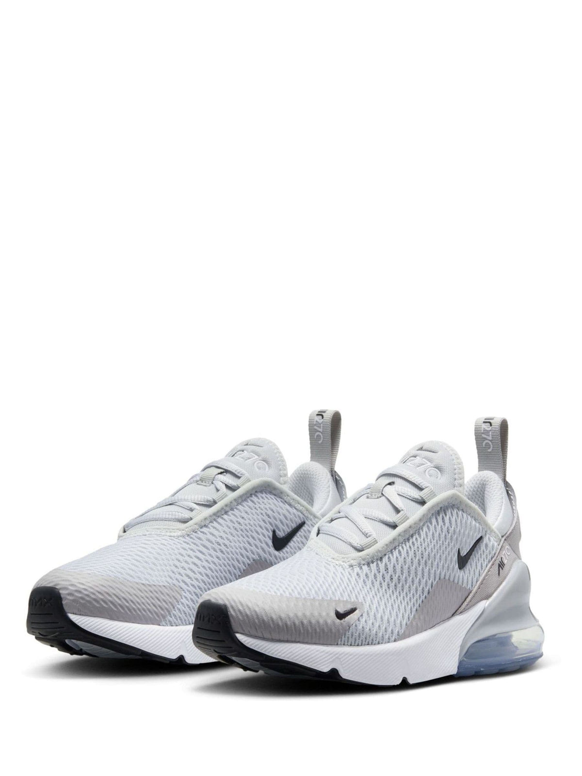 Nike White/Light Grey Junior Air Max 270 Trainers - image 2