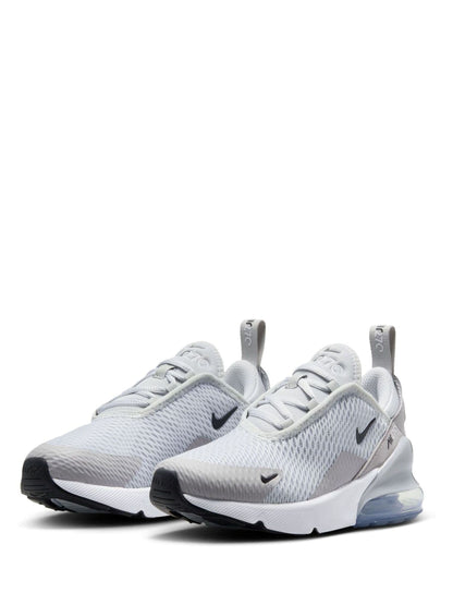 Nike White/Light Grey Junior Air Max 270 Trainers - image 2