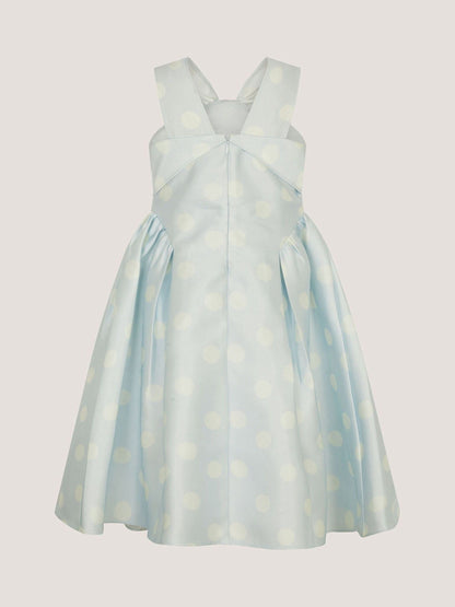 Monsoon Blue Marney Polka Dot Party Dress image 2