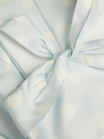 Monsoon Blue Marney Polka Dot Party Dress image 3