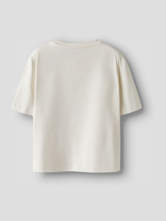 Dsiney Kidz - Name It White Kids Sequin Cherry Boxy Short Sleeves T-Shirt image 2