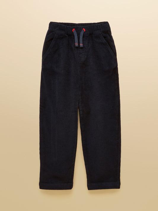Joules Boys' Barrett Navy Pull On Cord Trouser - image 1