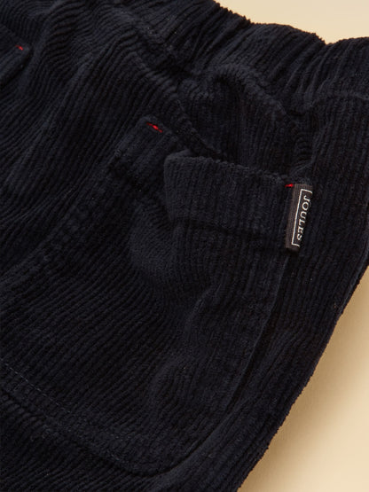 Joules Boys' Barrett Navy Pull On Cord Trouser - image 3