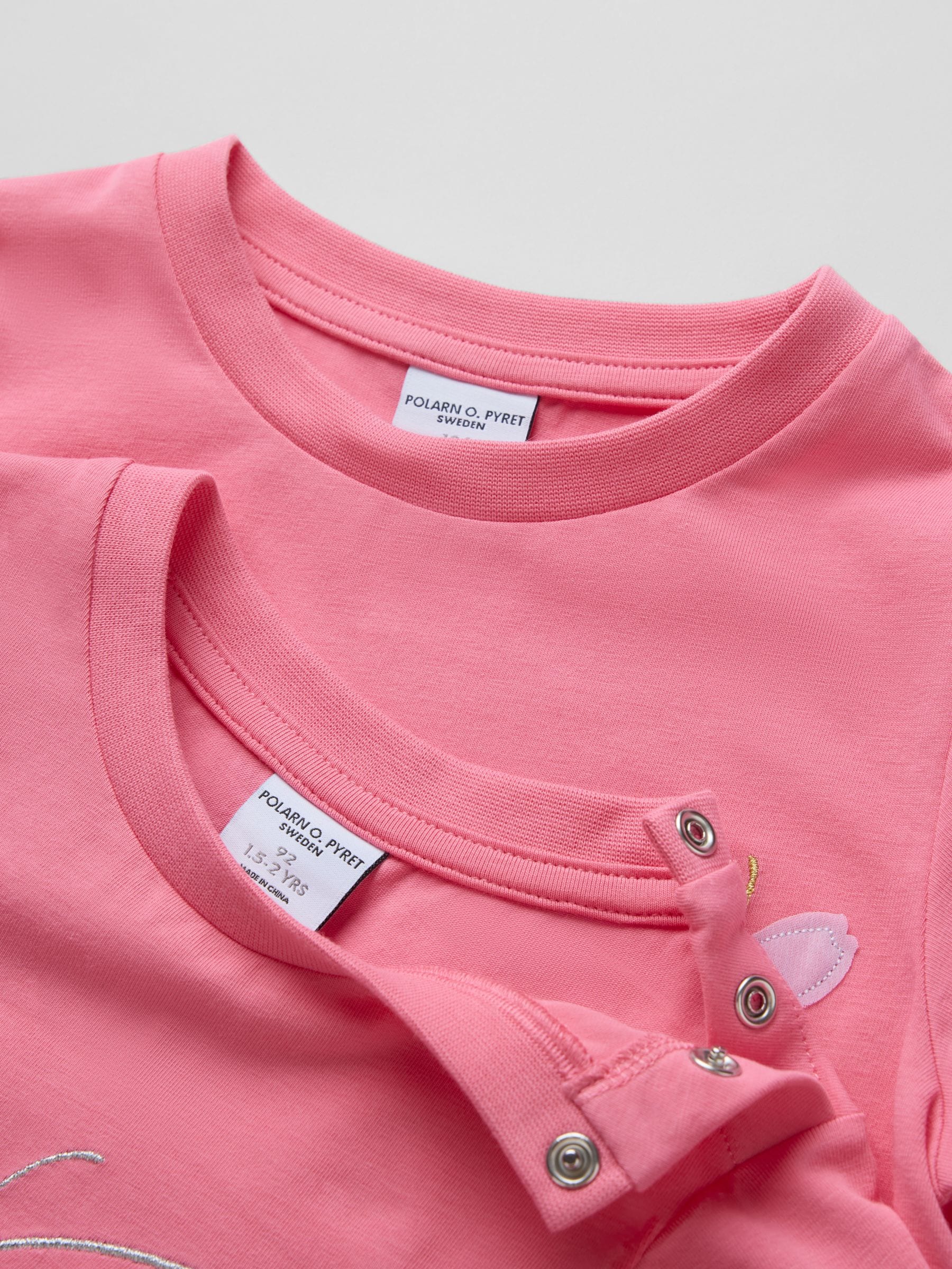 Polarn O. Pyret Pink Printed T-Shirt image 3
