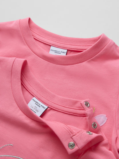 Polarn O. Pyret Pink Printed T-Shirt image 3