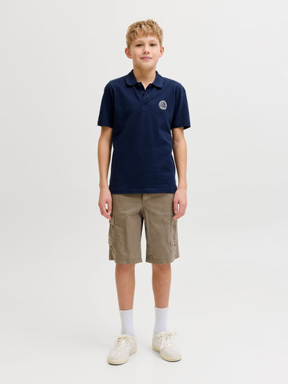 Dsiney Kidz - JACK & JONES Junior Brown Relaxed Fit Cargo Shorts image 3