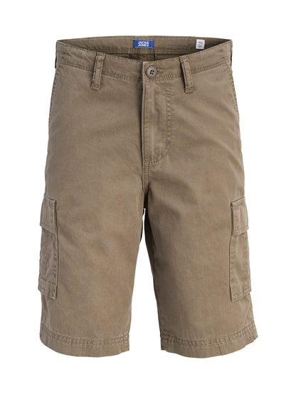 Dsiney Kidz - JACK & JONES Junior Brown Relaxed Fit Cargo Shorts image 5
