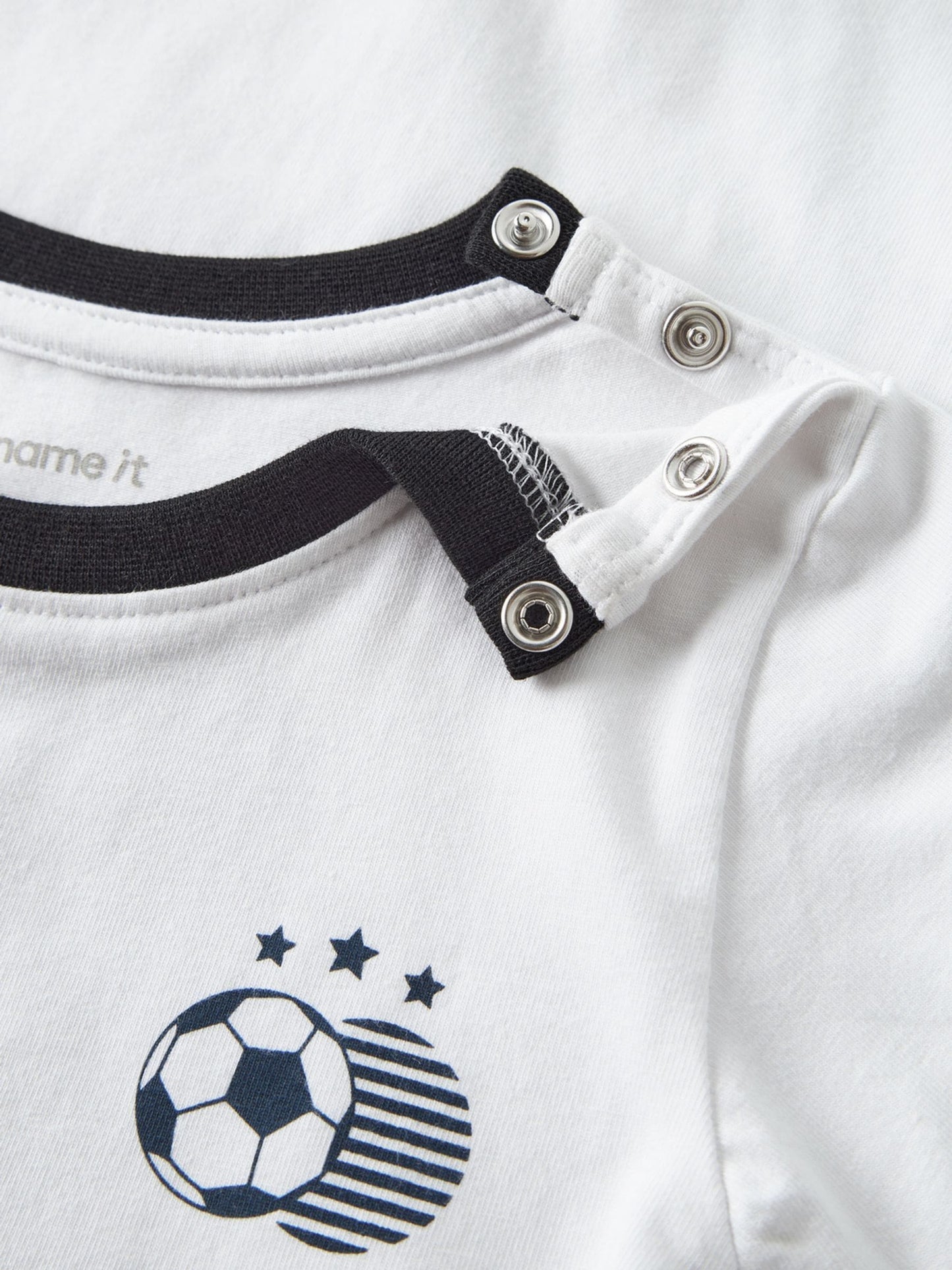 Name It White Baby Football England Romper image 5