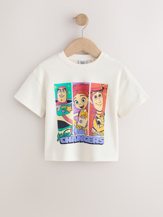 Dsiney Kidz - Ecru Toy Story Woody Jessie Buzz Lightyear Short Sleeve T-Shirt (3mths-7yrs) image 1