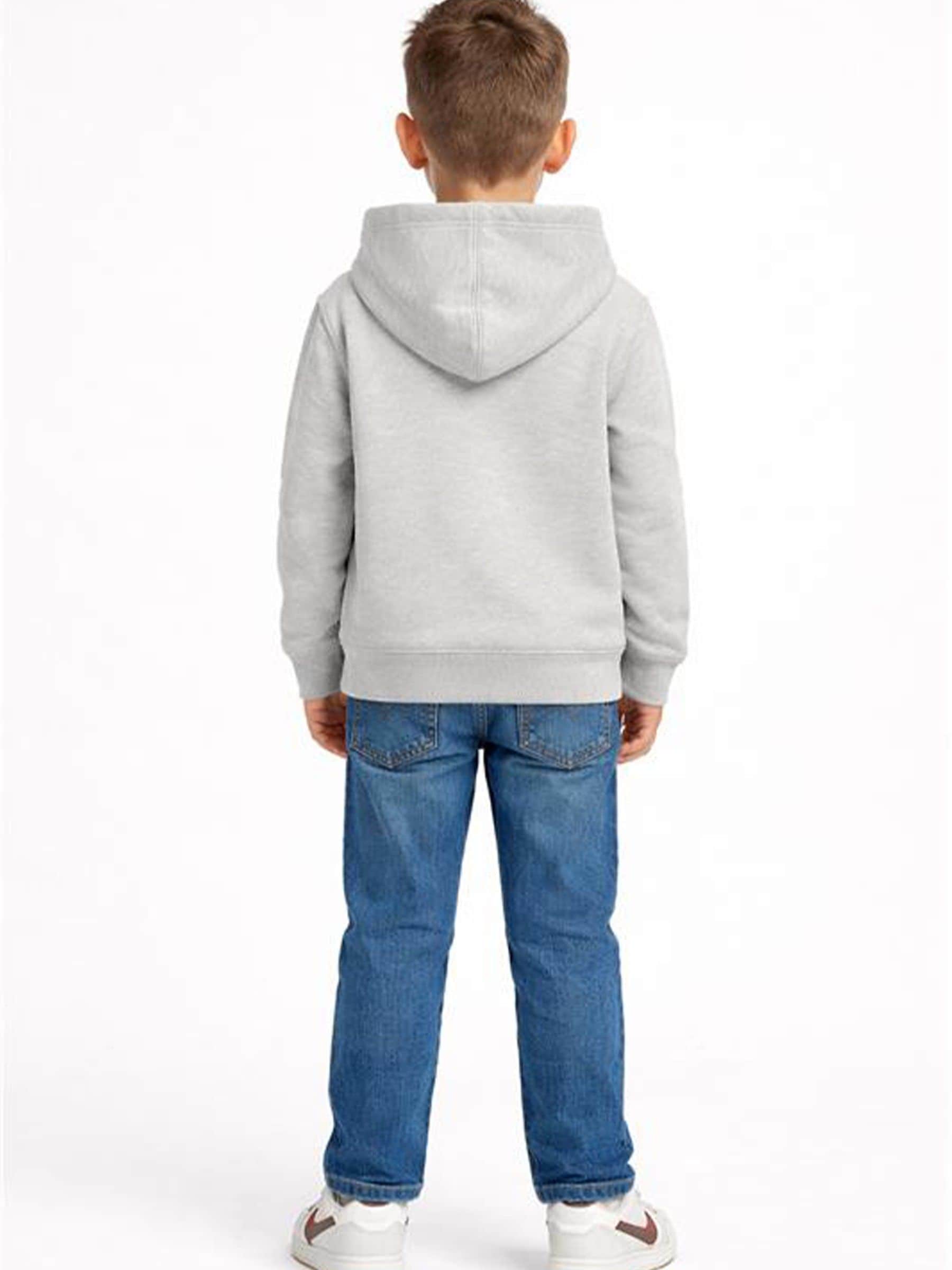 Dsiney Kidz - Brand Threads Grey Kids Brainrot Hoodie image 2