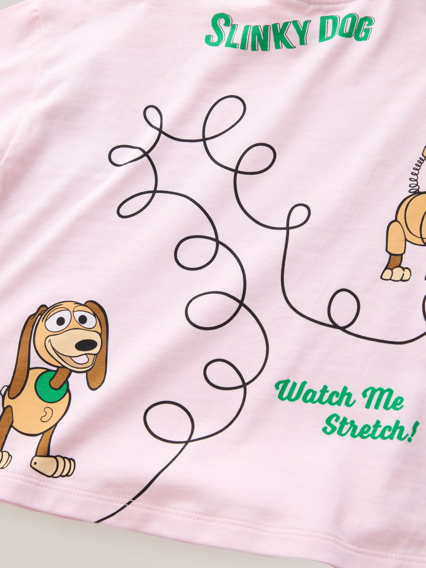 Dsiney Kidz - Pale Pink Toy Story Slinky Dog Short Sleeve T-Shirt (3mths-7yrs) image 4