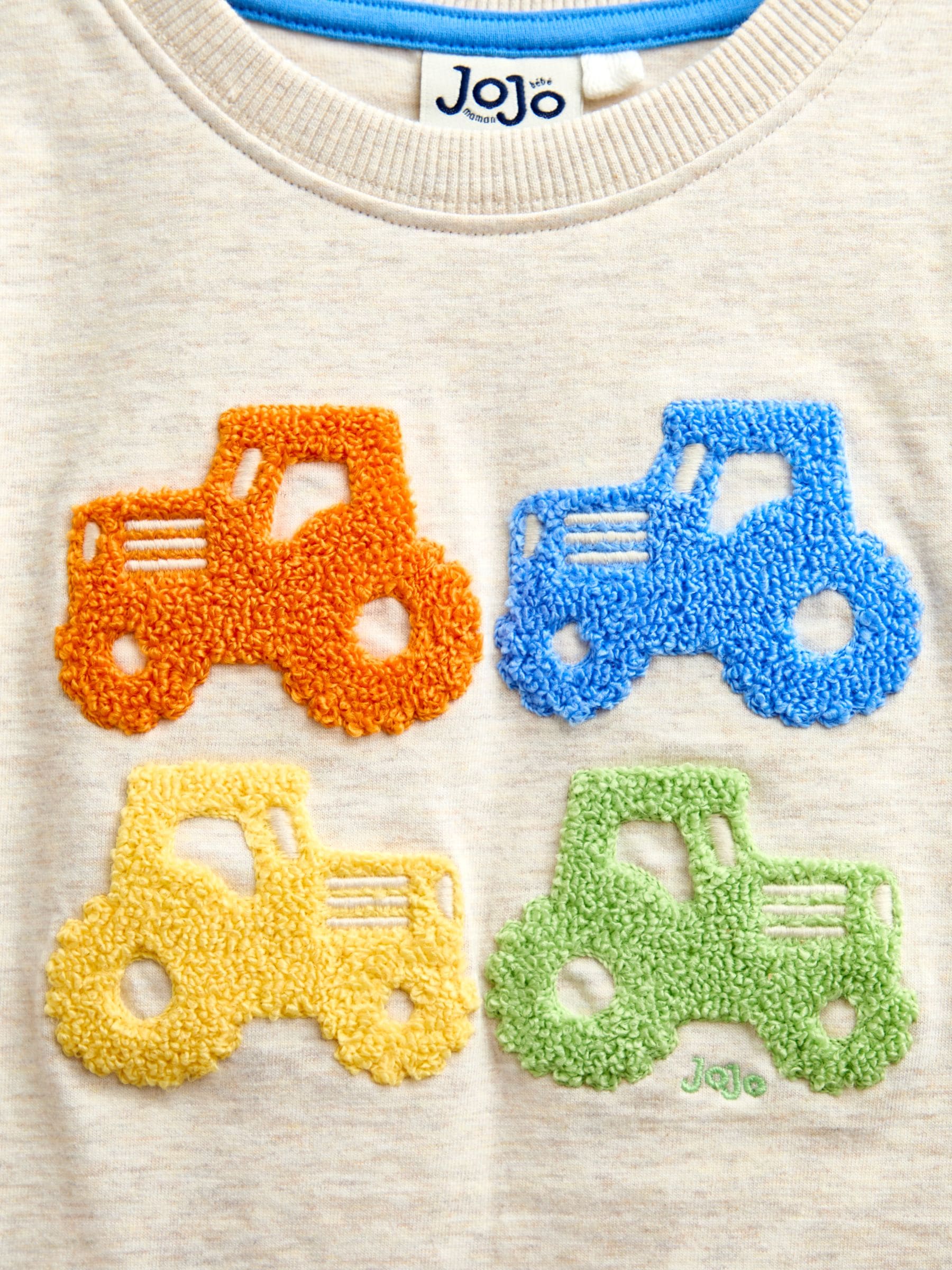 Dsiney Kidz - JoJo Maman Bébé Natural Tractor Appliqué Top image 4
