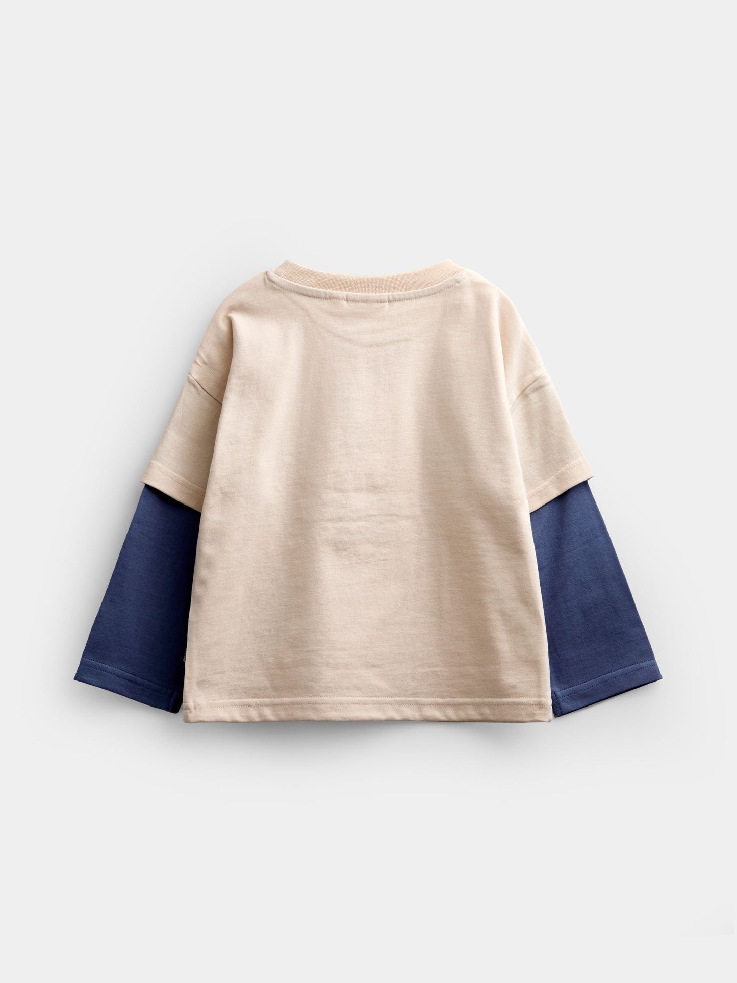 Dsiney Kidz - JoJo Maman Bébé Natural Dino Caravan Double Sleeve Top image 2