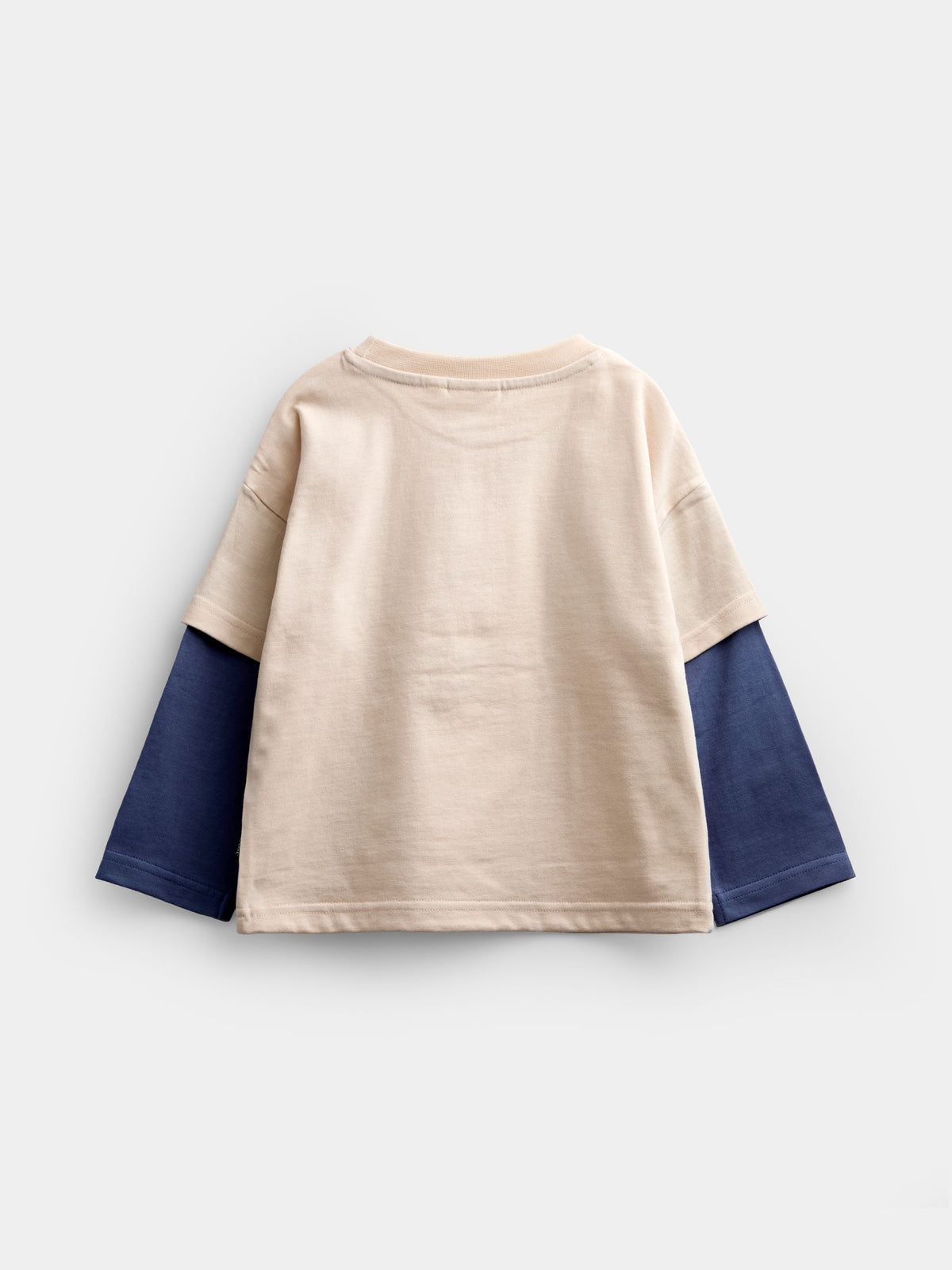 Dsiney Kidz - JoJo Maman Bébé Natural Dino Caravan Double Sleeve Top image 2
