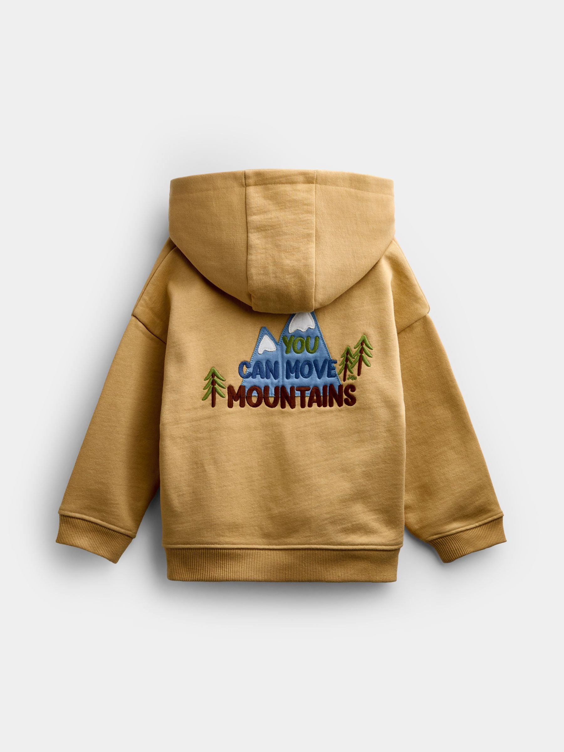 Dsiney Kidz - JoJo Maman Bébé Mustard Yellow Explorer Back Graphic Hoodie image 5