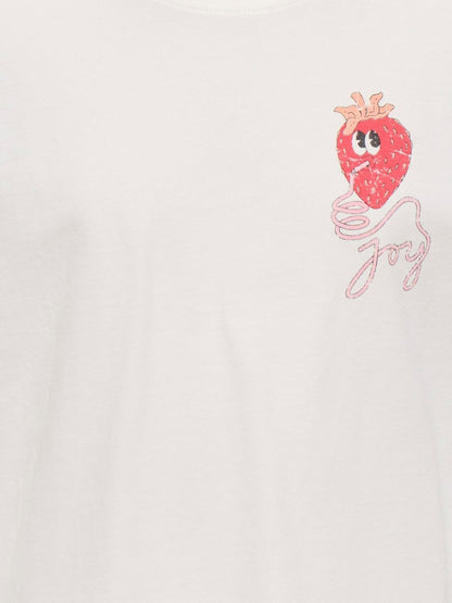 Dsiney Kidz - ONLY KIDS White Strawberry Back Print T-Shirt image 4