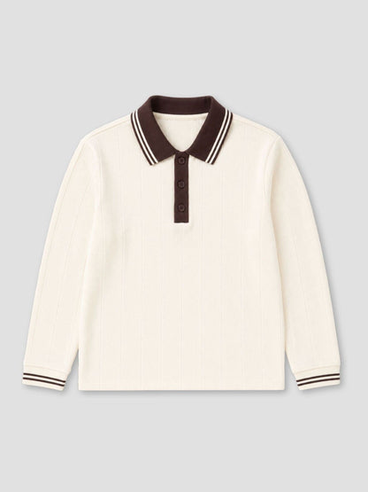 Dsiney Kidz - Angel & Rocket White Oakley Contrast Rib Polo Shirt image 5