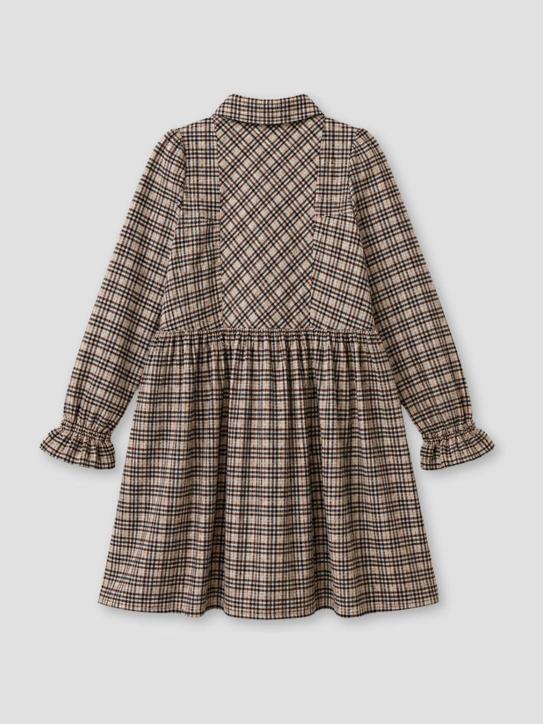 Dsiney Kidz - Angel & Rocket Brown Marcia Check Shirt Dress image 6