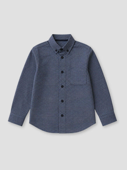 Dsiney Kidz - Angel & Rocket Blue Nico Micro Check Shirt image 6