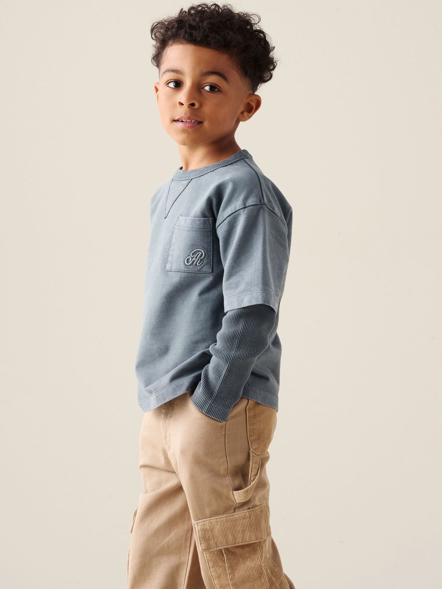 Dsiney Kidz - Angel & Rocket Blue Kyle Layered Sweatshirt image 2