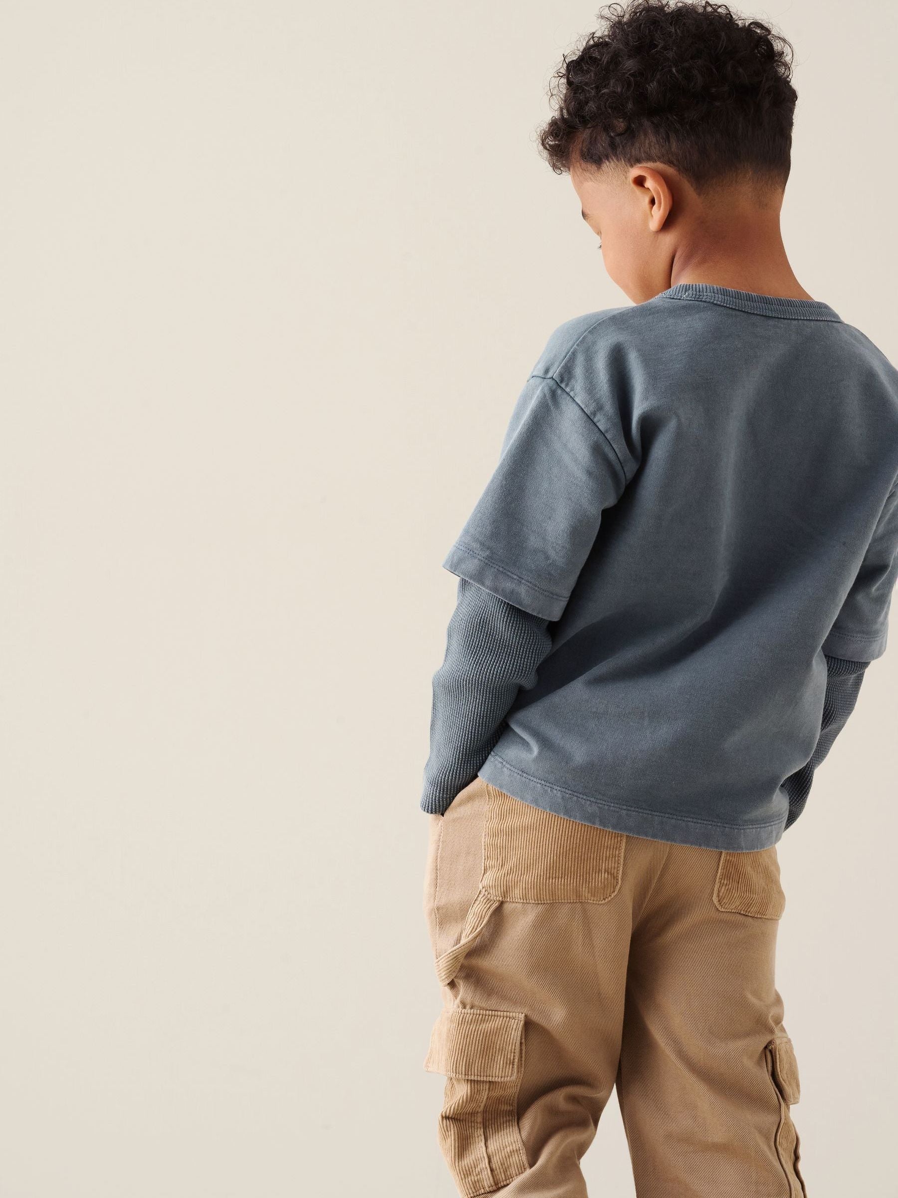 Dsiney Kidz - Angel & Rocket Blue Kyle Layered Sweatshirt image 3