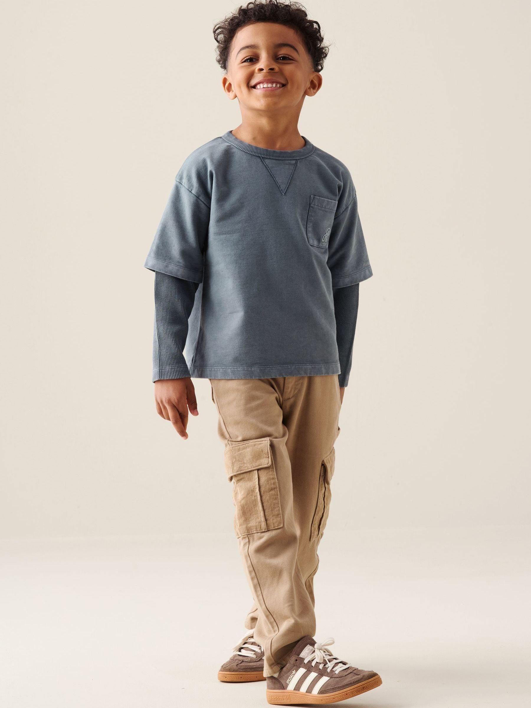 Dsiney Kidz - Angel & Rocket Blue Kyle Layered Sweatshirt image 4