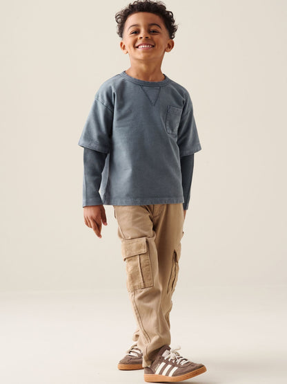 Dsiney Kidz - Angel & Rocket Blue Kyle Layered Sweatshirt image 4