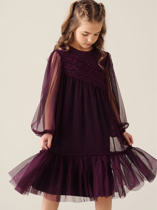 Dsiney Kidz - Angel & Rocket Red Verity Frill Mesh Dress image 2