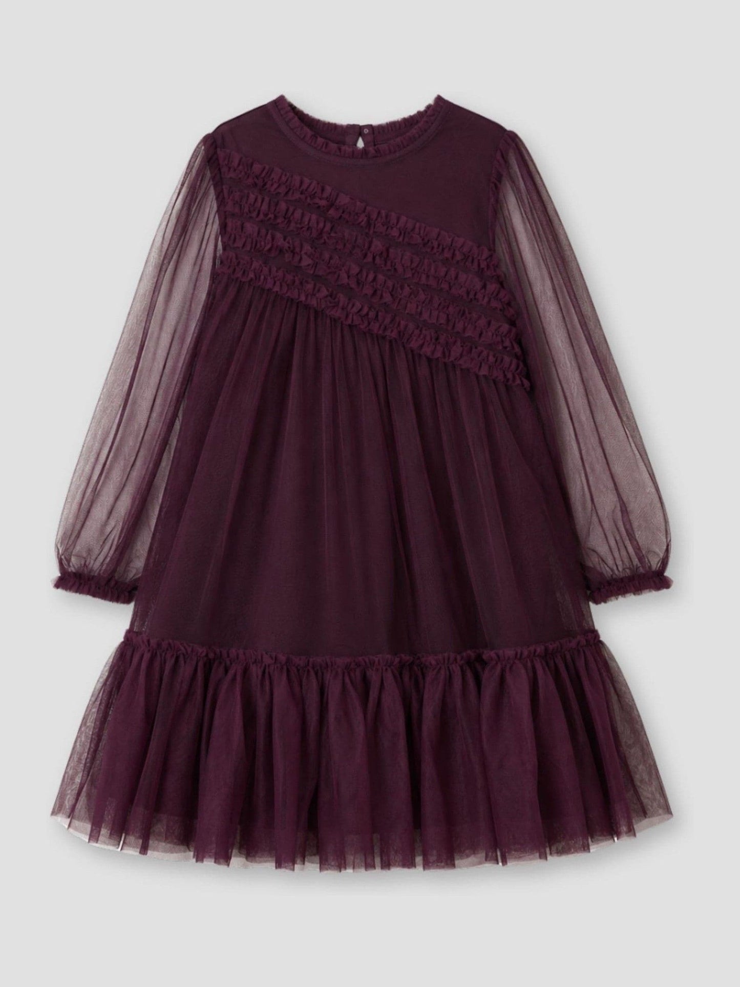 Dsiney Kidz - Angel & Rocket Red Verity Frill Mesh Dress image 5