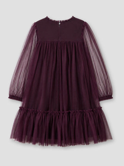 Dsiney Kidz - Angel & Rocket Red Verity Frill Mesh Dress image 6