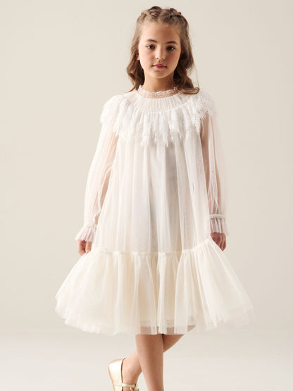 Dsiney Kidz - Angel & Rocket White Beau Mesh Dress image 1