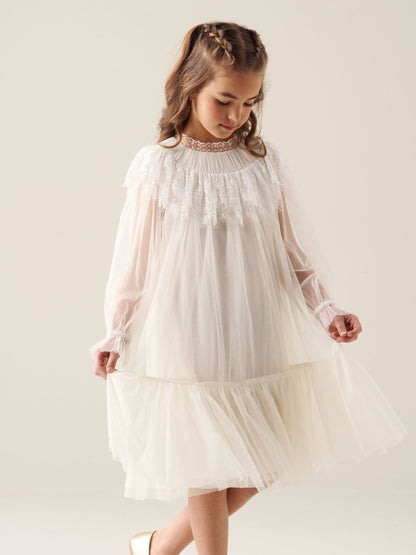 Dsiney Kidz - Angel & Rocket White Beau Mesh Dress image 3