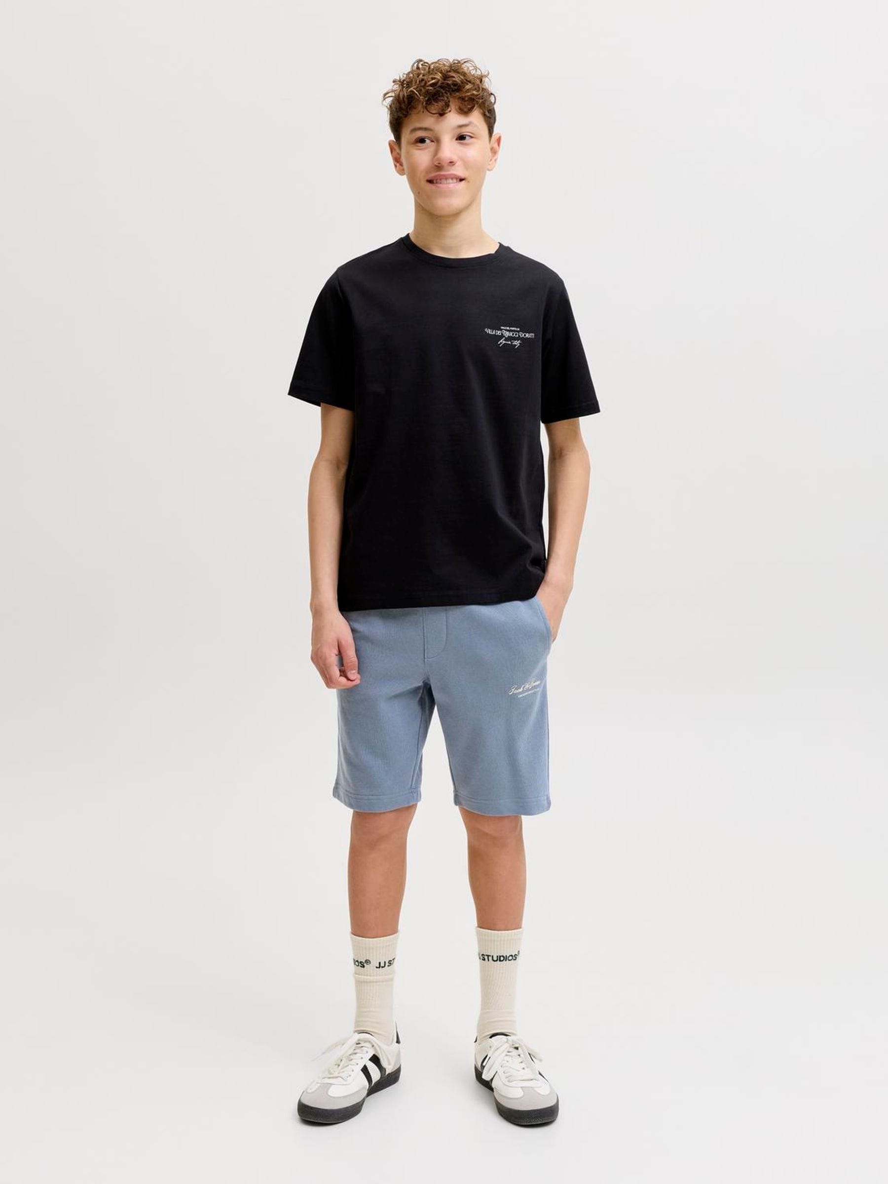 Dsiney Kidz - JACK & JONES Junior Blue Sweat Jogger Shorts image 2