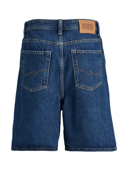 Dsiney Kidz - JACK & JONES Junior Dark Blue Loose Fit Tony Denim Shorts image 7
