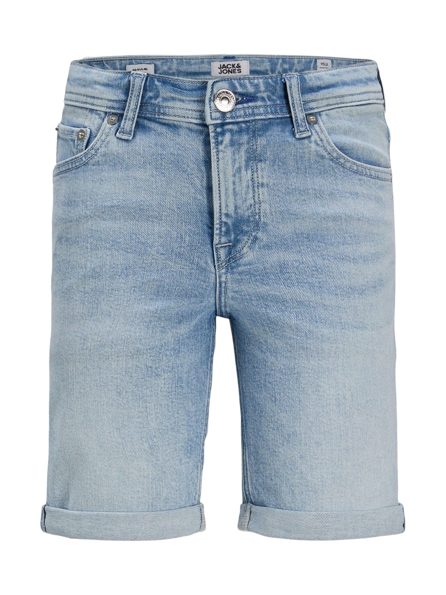 Dsiney Kidz - JACK & JONES Junior Light Blue Regular Fit Rick Denim Shorts image 5