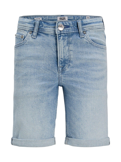 Dsiney Kidz - JACK & JONES Junior Light Blue Regular Fit Rick Denim Shorts image 5