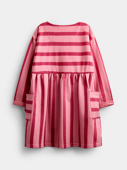 Dsiney Kidz - JoJo Maman Bébé Pink Pets Appliqué Button Front Dress image 4