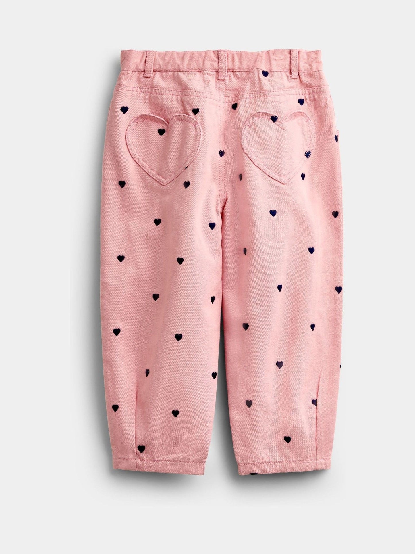 Dsiney Kidz - JoJo Maman Bébé Pink Embroidered Twill Trousers image 2