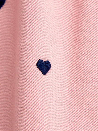 Dsiney Kidz - JoJo Maman Bébé Pink Embroidered Twill Trousers image 4